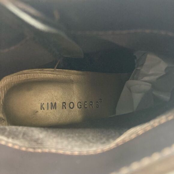 KIM ROGERS Brown Austin Booties Size 8.5 M - Picture 4 of 12